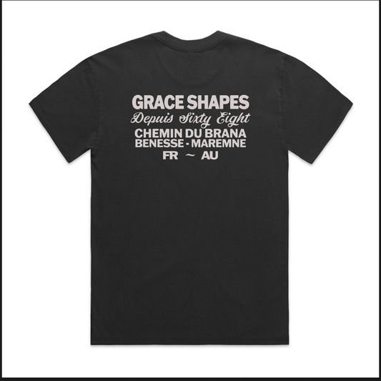 Address Tee - Faded Coal