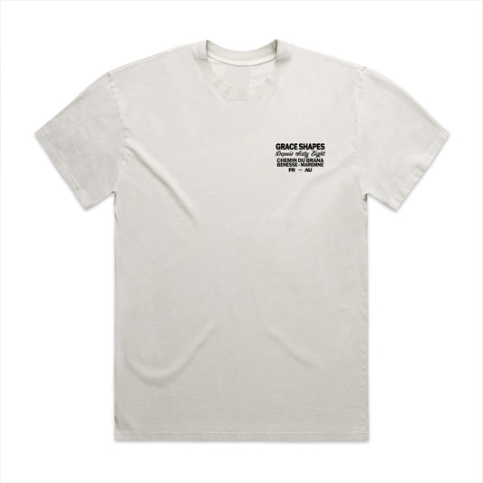 Address Tee - Faded Bone